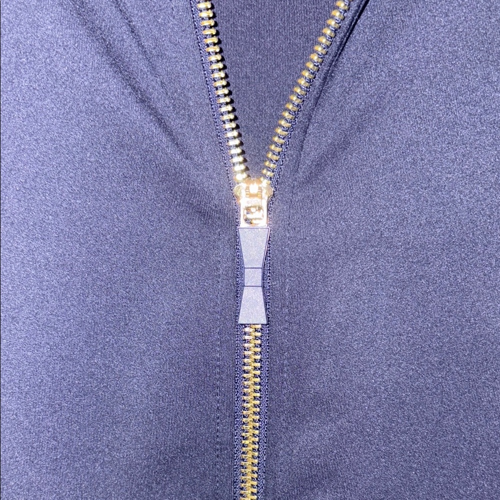 Kate Spade Navy Athletic Jacket with Eyelet Hem - Picture 4 of 5